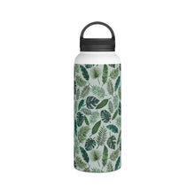 Load image into Gallery viewer, Tropical Leaves Handle Lid Water Bottle