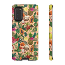 Load image into Gallery viewer, Tropical Fruit and Flowers Phone Case