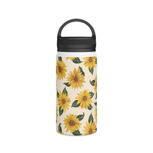 Load image into Gallery viewer, Summer Sunflower Handle Lid Water Bottle