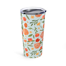 Load image into Gallery viewer, Burnt Orange Floral Travel Mug
