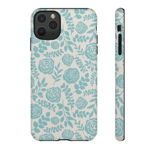 Baby Blue Floral Phone Case