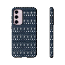 Load image into Gallery viewer, Blue Snowflake Pattern Phone Case