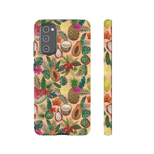 Load image into Gallery viewer, Tropical Fruit and Flowers Phone Case