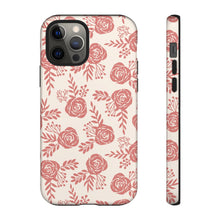 Load image into Gallery viewer, Warm Pink Floral Phone Case