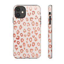 Load image into Gallery viewer, Rose Gold Leopard Print Phone Case