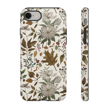 Load image into Gallery viewer, Watercolor Fall Leaves and Flowers Phone Case