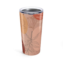 Load image into Gallery viewer, Pink Abstract Desert Leaf Travel Mug