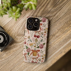 Bows, Flowers and Cherries Phone Case
