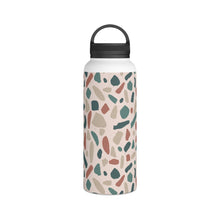 Load image into Gallery viewer, Warm Terrazzo Handle Lid Water Bottle