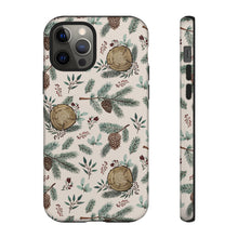 Load image into Gallery viewer, Winter Branches, Berries and Pine Cones Phone Case