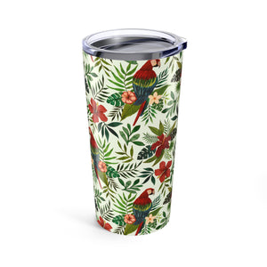 Tropical Parrot Travel Mug
