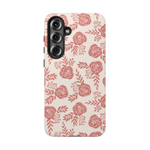 Load image into Gallery viewer, Warm Pink Floral Phone Case