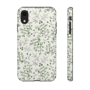 Green Christmas Branch Phone Case