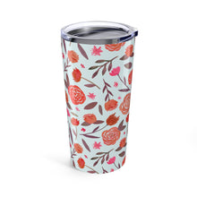 Load image into Gallery viewer, Red Floral Travel Mug