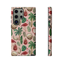 Load image into Gallery viewer, Flamingo Coconut Phone Case