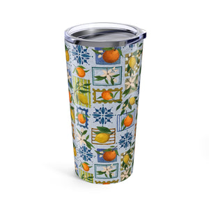 Mediterranean Stamps Travel Mug