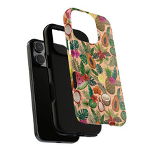 Load image into Gallery viewer, Tropical Fruit and Flowers Phone Case