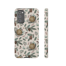 Load image into Gallery viewer, Winter Branches, Berries and Pine Cones Phone Case