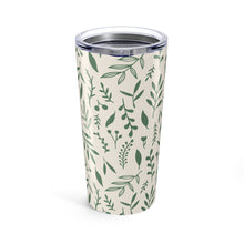 Load image into Gallery viewer, Green Falling Leaves Travel Mug