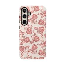 Load image into Gallery viewer, Warm Pink Floral Phone Case