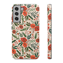 Load image into Gallery viewer, Christmas Floral Phone Case