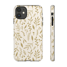 Load image into Gallery viewer, Gold Falling Leaves Phone Case