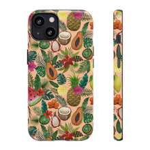 Load image into Gallery viewer, Tropical Fruit and Flowers Phone Case