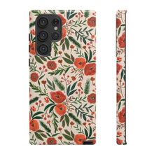 Load image into Gallery viewer, Christmas Floral Phone Case