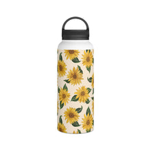 Load image into Gallery viewer, Summer Sunflower Handle Lid Water Bottle