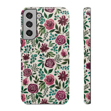 Load image into Gallery viewer, Magenta Floral Eucalyptus Phone Case