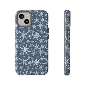 Blue Snowflakes Phone Case