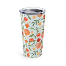 Load image into Gallery viewer, Burnt Orange Floral Travel Mug