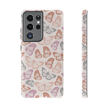 Load image into Gallery viewer, Orange and Pink Butterfly Phone Case