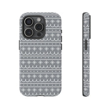 Load image into Gallery viewer, Gray Snowflake Pattern Phone Case