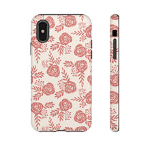 Load image into Gallery viewer, Warm Pink Floral Phone Case