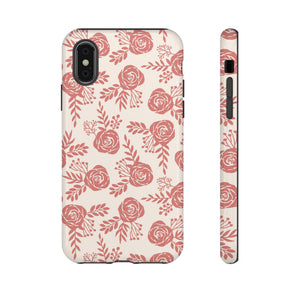 Warm Pink Floral Phone Case