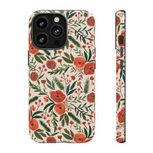 Load image into Gallery viewer, Christmas Floral Phone Case