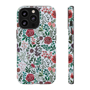 Pink and Purple Flowers Phone Case