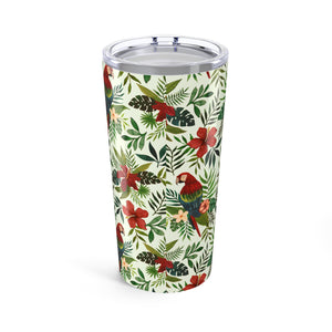 Tropical Parrot Travel Mug