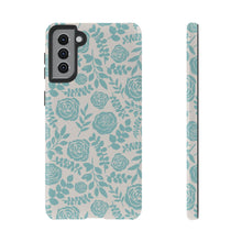 Load image into Gallery viewer, Baby Blue Floral Phone Case