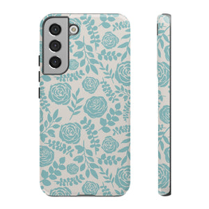 Baby Blue Floral Phone Case