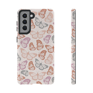 Orange and Pink Butterfly Phone Case