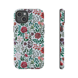 Pink and Purple Flowers Phone Case
