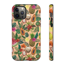 Load image into Gallery viewer, Tropical Fruit and Flowers Phone Case