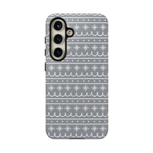 Load image into Gallery viewer, Gray Snowflake Pattern Phone Case