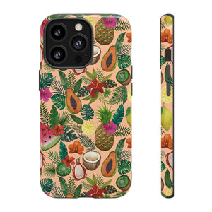 Tropical Fruit and Flowers Phone Case