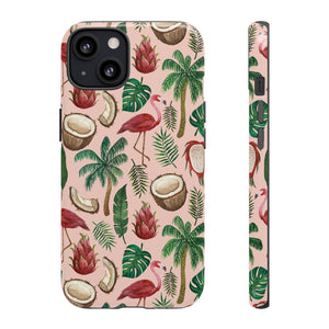 Flamingo Coconut Phone Case