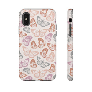 Orange and Pink Butterfly Phone Case