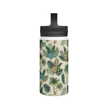 Load image into Gallery viewer, Palms and Lanterns Handle Lid Water Bottle
