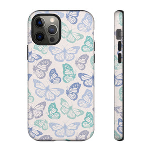 Purple and Green Butterfly Phone Case